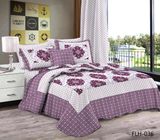 Printed Lightweight Microfiber Quilt Coverlet Set Bedspread