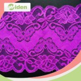 15cm High Quality African Purple Bridal Lace Fabric