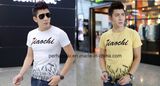 Fashion Mens Print Cotton T-Shirt