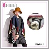 High Quality Colorful Geometric Ladies Elegant Imitate Cashmere Scarf