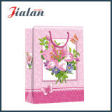 Matte Laminated Ivory Paper Mother's Day Flowers Gift Paper Bag