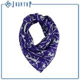 Custom 90*90cm Cotton Scarf Factory Travel Print Cotton Head Scarf