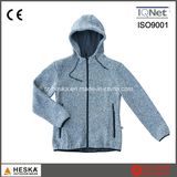 Winter Hooded Sweatshirt Womens Knitted Jacket