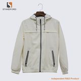 Hooded Outdoor Jacket Customized Logo Plus-Size Light Sport Jacket