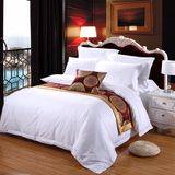 High Quality Royal Solid White Hilton Hotel Bedding Sets