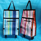 600d Foldable Shopping Trolley Bag with Wheels -- Dxb-1220t