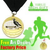 Medal Promotional in Iron Stamped with Soft Enamel Process