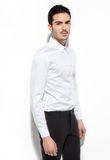 100% Cotton High Count Yarn White Dress Shirt