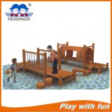 Small Outdoor Wooden Playground for Children's Playground