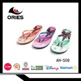 Digital Printing Eiffel Tower Summer Lady Beach EVA Slipper