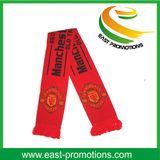 Custom Acrylic Knitted Winter Warm Football Soccer Fan Scarf