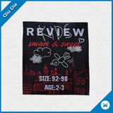 Kid's Brand Review Woven Labels for Kid's Clothing