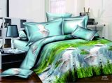 Hot Selled Reactive Printed 3D Bedding Set