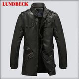 Men's Fashion PU Coat PU Jacket 2018