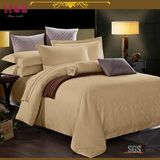 Light Brown Dobby Star Hotel Duvet Cover Set