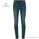 Women/Girls Blue Stretch Cotton Skinny Slim Fit Jeans Denim (Pants E. P. 412)