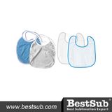 Bestsub Sublimation Printed Polyester Baby Bib (WZ01)