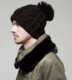 Fashion Beckham Hand Knitting Knitted Winter Hat