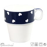 10oz Stable Heart Design New Bone China Mug