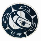 Kids and Adults Cotton Round Beach Towel