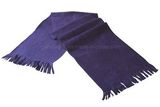 Plain Polar Fleece Sports Scarf with Fringes