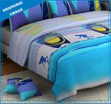 Surfing Pattern Design Polycotton Duvet Cover Set