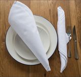 DPF 100% Cotton White Restaurant Napkin