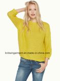 Women Hotsales Classic Cable Jersey Knitwear (W17-747)