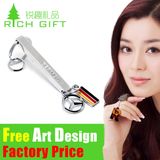 Stainless Steel Logo Custom Metal Car Brand Logo Keyring