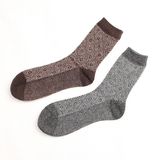 Men's Angora Wool Crew Dress Business Socks (MA033)