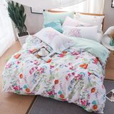 Printed Cotton Bedsheets Quilt Cover Bedding Set