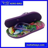 Three Colors High Quality Flat Beach PE Slipper