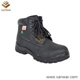 Abrasion Resistance Cow Leather Military Working Safety Boots (WWB055)