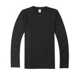 Customize Brand Logo High Quality Plain Long-Sleeve Men Tee