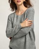 2017 High Quality Grey Bridget Long Sleeve Winter Sweater for Women