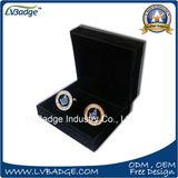 Custom Metal Cufflinks in Velvet Box