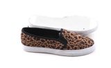 Women Leopard Flat Casual Slip on Vintage Style Footwear