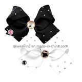 Polyester Crystal Pearls Hair Bows Rhinestone Hair Clip