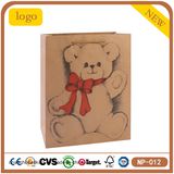 Bear Lovely Clothing Shoe Wedding Cosmetics Shopping Kraft Paper Bag