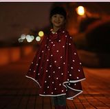 2017 New Fashion Children Reflective Safety Raincoat