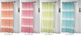 Polyester Stripe Voile Curtain Valance