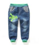 Korean Style Cow Pattern Kids Boy Denim Pants