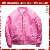 Wholesale Winter Clothes Custom Pink Bomer Jacket (ELTBJI-2)