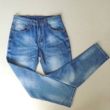 New Fashion High Quality Jeans with Orange Button for Lady (HDLJ0003-17)