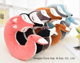 Hot Sale Cartoon U - Shaped Pillow PP Cotton Cartoon Fox U Neck Pillow Chinese Supplier