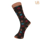 Flower Design Dress Socks for Men