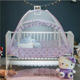 Baby Products 100% Cotton Anti-Mosquito Fabric Double-Door Baby Mosquito Net