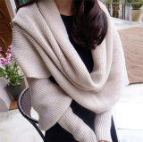 Latest Design Ladies Casual Knitting Poncho for Winter /Autumn