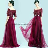 Sequins Ladies Party Dress A-Line Evening Prom Dresses Z608