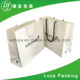 White Kraft Paper Gift Bag, Shopping Bags for Garments Proromotion